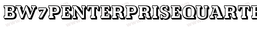 BW7pEnterpriseQuarter Medium字体转换